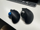 羅技（Logitech）大師系列 MX ERGO S 人體工學(xué)鼠標 軌跡球鼠標 無(wú)線(xiàn)藍牙快速充電 帶優(yōu)聯(lián)接收器 深灰 曬單實(shí)拍圖