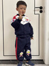 G.DUCKKIDS小黃鴨品牌聯(lián)名奧特曼兒童衣服男童套裝秋季2024新款童裝男孩秋裝 拼色奧特曼拼接眼鏡【春秋款】 120 尺碼5~6歲【110-120cm】cm 曬單實(shí)拍圖