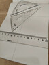 得力文具學(xué)生套尺尺子四件套三角尺15cm20cm直尺格尺量角器套裝透明多規格套裝學(xué)生用考試幾何工具考 20CM/5套 曬單實(shí)拍圖
