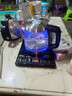 開(kāi)品 全自動(dòng)底部上水感應續水電熱水壺 家用辦公茶具套裝燒水消毒茶臺 可嵌入式玻璃燒水壺茶桌一體 1L 晶耀黑20X37CM 燒水煮杯 桶水款 曬單實(shí)拍圖