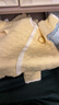 婧麒（JOYNCLEON）嬰兒衣服秋冬連體衣純棉新生兒季男女寶寶夾棉保暖對開(kāi)哈衣服爬服 中開(kāi)星月奶黃 59cm 【1-3月，體重3.5-6.9kg】 曬單實(shí)拍圖