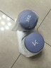 Keep 彩色浸塑啞鈴 男女家用家庭健身肌肉塑形手臂輕重量紫灰色 3kg*2 曬單實(shí)拍圖