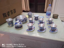 花桓景德鎮琺瑯彩鎏銀茶具陶瓷套裝純銀整套功夫茶杯泡茶家用茶壺蓋碗 17件-茶壺浪花套裝+茶洗 曬單實(shí)拍圖