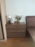 Mamorino德國品牌實(shí)木斗柜收納柜臥室客廳簡(jiǎn)約邊柜儲物柜胡桃色柜子五斗柜 胡桃色六斗柜長(cháng)100cm-落地款 【整裝發(fā)貨-送貨上門(mén)】 曬單實(shí)拍圖