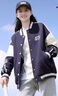方糖姑娘初中生休閑運動(dòng)棒球服外套少女春秋裝大童高中學(xué)生開(kāi)衫衛衣上衣女 83629SC藏青色+21862灰色褲/套裝 2XL 曬單實(shí)拍圖
