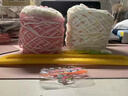 桑咻漸變色圍巾手工編織diy毛線(xiàn)彩虹豆豆線(xiàn)材料包女生秋冬季圍脖禮物 彩虹豆豆（長(cháng)款） 棒針+教程 曬單實(shí)拍圖