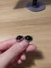 PWL不規則黑瑪瑙耳釘復古氣質高級感耳環女簡約ins小眾百搭黑色耳飾 不規則瑪瑙耳釘【925銀針】 曬單實拍圖