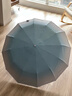 山山全自動(dòng)雨傘女晴雨兩用太陽(yáng)傘防曬紫外線(xiàn)加大加厚加固24骨【藍色】 曬單實(shí)拍圖