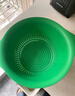 宜家（IKEA）UPPFYLLD烏普菲爾德濾碗洗菜碗塑料瀝水籃子漏盆淘菜盆 濾碗亮綠色24cm 曬單實(shí)拍圖