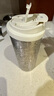 星巴克（Starbucks）杯子 多彩夏日系列銀灰款雙飲口鈦杯禮盒款510ml開(kāi)學(xué)季教師禮物 璀璨銀灰款雙飲口鈦杯510ml 曬單實(shí)拍圖