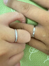 CRD克徠帝【現(xiàn)貨閃發(fā)】契合鉆石情侶款對戒婚戒結(jié)婚訂婚鉆戒鉑金戒 PT950鉑金 一對 男戒約3分 女戒約5分 曬單實拍圖