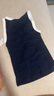 Abercrombie & Fitch【亨利領(lǐng)背心】女裝25夏季經(jīng)典小麋鹿V領(lǐng)背心上衣KI139-5274 海軍藍 XXS (160/80A) 曬單實(shí)拍圖