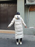 波司登25年冬鵝絨羽絨服男女情侶同款寬松超長(cháng)款極寒明星同款外套 曬單實(shí)拍圖