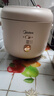 美的（Midea） 迷你電飯煲家用機械式簡(jiǎn)單易操作黑晶不粘鍋內膽可拆洗上蓋板多功能煮粥宿舍小型老式電飯鍋 【機械款】一鍵快煮 2L 迷你小容量 曬單實(shí)拍圖