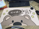 菲享暖桌墊加熱桌墊鼠標發(fā)熱墊辦公室快速加熱暖手桌墊加大桌面發(fā)熱墊 好心情熊60*36cm【六檔數顯款】 【石墨烯加熱-3C認證-三年質(zhì)?！?曬單實(shí)拍圖
