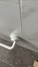 宜家（IKEA）TISKEN提斯科恩浴室牙刷架肥皂架掛鉤帶吸盤(pán)免打孔簡(jiǎn)約 帶吸盤(pán)毛巾架白色 曬單實(shí)拍圖