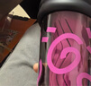 炊大皇吸管杯水杯女高顏值2025便攜可愛(ài)tritan隨行果汁杯果凍藍650ml 曬單實(shí)拍圖