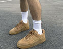 耐克（NIKE）官方男鞋女鞋 AIR FORCE AF1  小麥色空軍一號板鞋運動(dòng)休閑鞋 CJ9179-200 41 曬單實(shí)拍圖