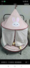 小斑鳩（little dove）兒童帳篷室內游戲屋/女孩蒙古包城堡玩具屋禮物 粉色兔子(含棉墊) 曬單實(shí)拍圖