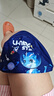 李寧（LI-NING）兒童泳帽男女童柔軟舒適可愛(ài)游泳帽卡通印花布帽6161航海藍 曬單實(shí)拍圖