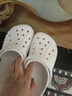 卡駱馳（CROCS）貝雅兒童洞洞鞋男女童戶(hù)外包頭沙灘鞋拖鞋/207013/207012 白色-100 34 (205mm) 曬單實(shí)拍圖