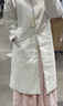 無(wú)印良品（MUJI） 女式 蓬松棉服立領(lǐng)大衣 外套女款冬裝25年秋冬新品女裝棉衣 象牙色 M (160/84A) 曬單實(shí)拍圖