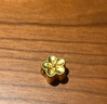 中銀鑫行桃花轉(zhuǎn)運(yùn)珠吊墜足金999黃金項(xiàng)鏈掛墜硬金DIY手串送女友禮物 桃花吊墜（克重多退少補(bǔ)） 約0.8g 曬單實(shí)拍圖