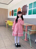 G.DUCK HELLO小黃鴨女童連衣裙春秋2025新款秋季洋氣公主裙秋裝兒童裝秋冬裙子 粉色 110 cm 曬單實(shí)拍圖