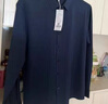恒源祥秋冬季加絨加厚男士長(cháng)袖保暖襯衫無(wú)痕免燙純色商務(wù)休閑襯衣 【藏青】 2XL 185碼【建議170-185斤】 曬單實(shí)拍圖