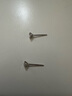 慕璨（OWN SHINE）【官方正品】圓鏡PT950鉑金耳釘耳飾培育真鉆石 送女友生日禮物 E【1對0.4ct±0.03】 曬單實(shí)拍圖