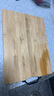 京東京造 菜板 砧案板切菜家用雙面廚房竹板【天然楠竹】38*28*1.7cm 曬單實(shí)拍圖