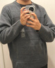優(yōu)衣庫合作款男裝柔軟綿羊毛圓領(lǐng)針織衫長(cháng)袖毛衣毛衫25秋冬479832 06 鉛灰色 XL /180/108B 曬單實(shí)拍圖