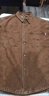 吉普吉普美式復古牛仔襯衫男款春秋季寬松長(cháng)袖襯衣休閑外套上衣服 棕色 【官方】 M 100-120斤 曬單實(shí)拍圖