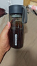 富光夏季女運動(dòng)水杯兒童便攜杯男夏天杯子隨手杯 灰黑色 550ml 曬單實(shí)拍圖