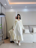 思莉太太 SLEEP TIGHT睡裙女款2025新款春秋純棉長(cháng)袖大碼公主風(fēng)波點(diǎn)長(cháng)款可外穿睡衣裙子 SH2409 M (160) 曬單實(shí)拍圖