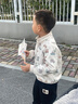 戴維貝拉【抱抱衣】?jì)和瘬u粒絨外套春秋裝雙面絨男童寶寶抓絨衣 曬單實(shí)拍圖