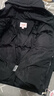 鴨鴨童裝兒童羽絨服秋冬新款男女童寬松加厚連帽短款面包服冬黑色 140 曬單實(shí)拍圖