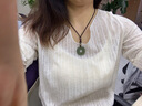 凈心石 和田玉貔貅吊墜平安扣雙面雕刻男女款玉墜直徑約32mm 曬單實(shí)拍圖