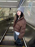 棉致肯豆風(fēng)短款棉服女冬季新款小個(gè)子寬松外套面包服羽棉襖絨服棉衣 梵6620咖啡色【高品質(zhì)】 M 110-125斤 曬單實(shí)拍圖