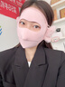 MINISO保暖面罩冬季女護耳套護臉加絨戶(hù)外騎行面罩防寒防風(fēng)口罩 櫻花粉 曬單實(shí)拍圖