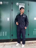 八仟流春秋季純棉國家電網(wǎng)工作服定制男耐磨耐穿電力電工服裝勞保服工裝 【100%純棉-單上衣】電網(wǎng)綠（帶標） L /170 【建議115-140斤】 曬單實(shí)拍圖