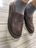 CAPLOST意大利手工鞋馬皮皮鞋男款牛皮底一腳蹬軟皮休閑鞋夏季漁夫鞋潮鞋 咖啡色 --鞋型略寬松 44 (270mm) 曬單實(shí)拍圖