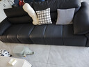 林氏家居真皮沙發(fā)客廳皮藝沙發(fā)鋼琴鍵沙發(fā)2025年升級頭層牛皮家具林氏木業(yè) 2.8m|黑茶色|加厚頭層牛皮 曬單實(shí)拍圖