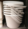 無(wú)印良品（MUJI） 聚丙烯 水桶/帶蓋 塑料桶 MAC4CC3A 原色 15L 1個(gè) 曬單實(shí)拍圖