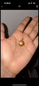 周大福星星攬月星月織夢(mèng)足金黃金吊墜女(工費360)約2.55g EOF1634 曬單實(shí)拍圖