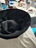 啄木鳥(niǎo)（TUCANO）鴨舌帽子女春夏新款三帽合一百搭大頭圍漁夫帽褶皺堆堆顯臉小盆帽 黑色 鴨舌堆堆帽 (54-59cm)可調節 曬單實(shí)拍圖