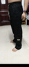 森馬集團重磅衛褲男士休閑長(cháng)褲秋季新款直筒運動(dòng)衛褲秋冬加絨休閑長(cháng)褲 K1050黑色 加絨 2XL 【145斤-165斤】 曬單實(shí)拍圖