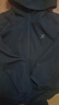 特步防潑水外套秋冬新款男夾克上衣跑步服戶(hù)外騎行服雙層風(fēng)衣運動(dòng)服 0165加絨-正黑色-肩上字母 XL 曬單實(shí)拍圖
