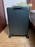 90分PC旅行箱輕質(zhì)鋁框行李箱24英寸防刮商旅兩用拉桿箱登機箱橄欖綠 曬單實(shí)拍圖