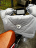 雅迪電動(dòng)車(chē)擋風(fēng)被電瓶車(chē)擋風(fēng)被冬季加厚電瓶車(chē)擋風(fēng)保暖標準款—灰色 曬單實(shí)拍圖